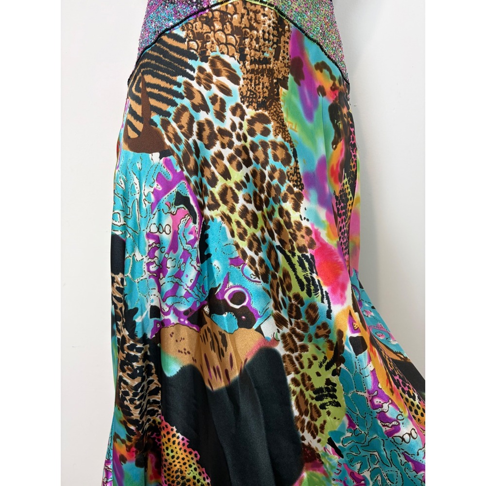 Niki Lavis Multicolor Animal Print Maxi Dress - Picture 8 of 15
